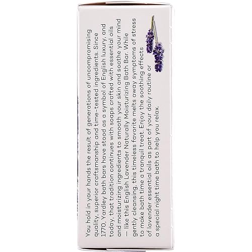 Miniatura 5 de Yardley of London Jabón en barra hidratante natural, lavanda inglesa 2 ea