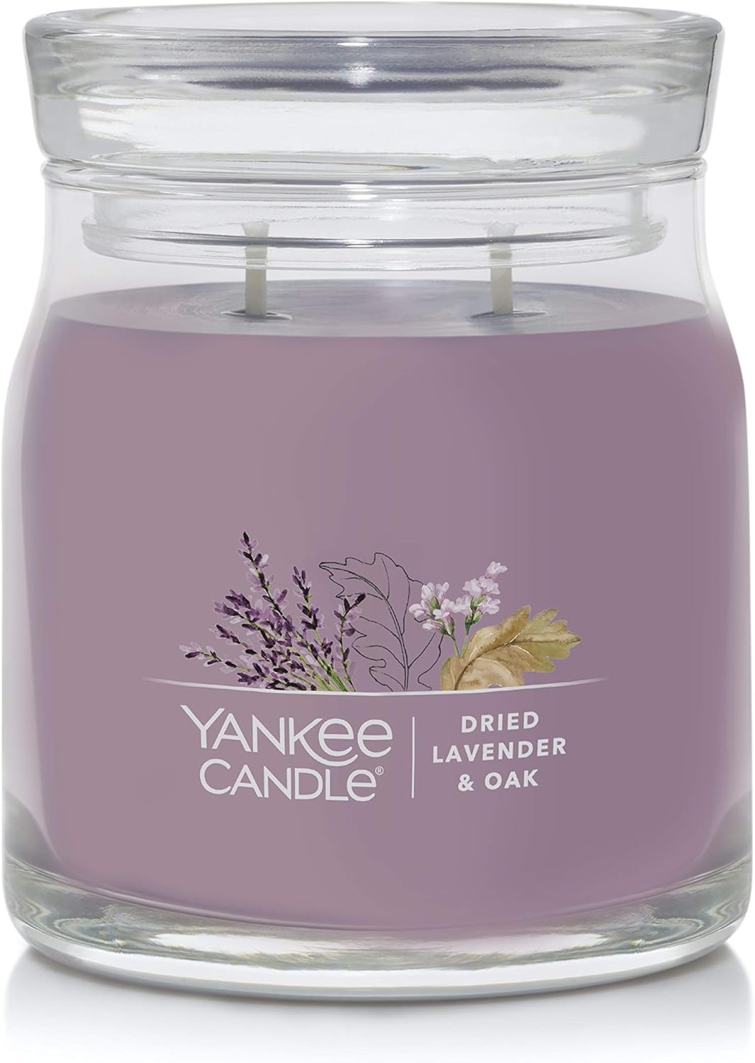 Yankee Candle Tangerine & Vanilla Scented Signature 13oz Medium Jar 2-Wick Candle Over 35 Hours of Burn Time