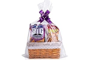 Awpeye Large Clear Cellophane Bags 16x24 Inches