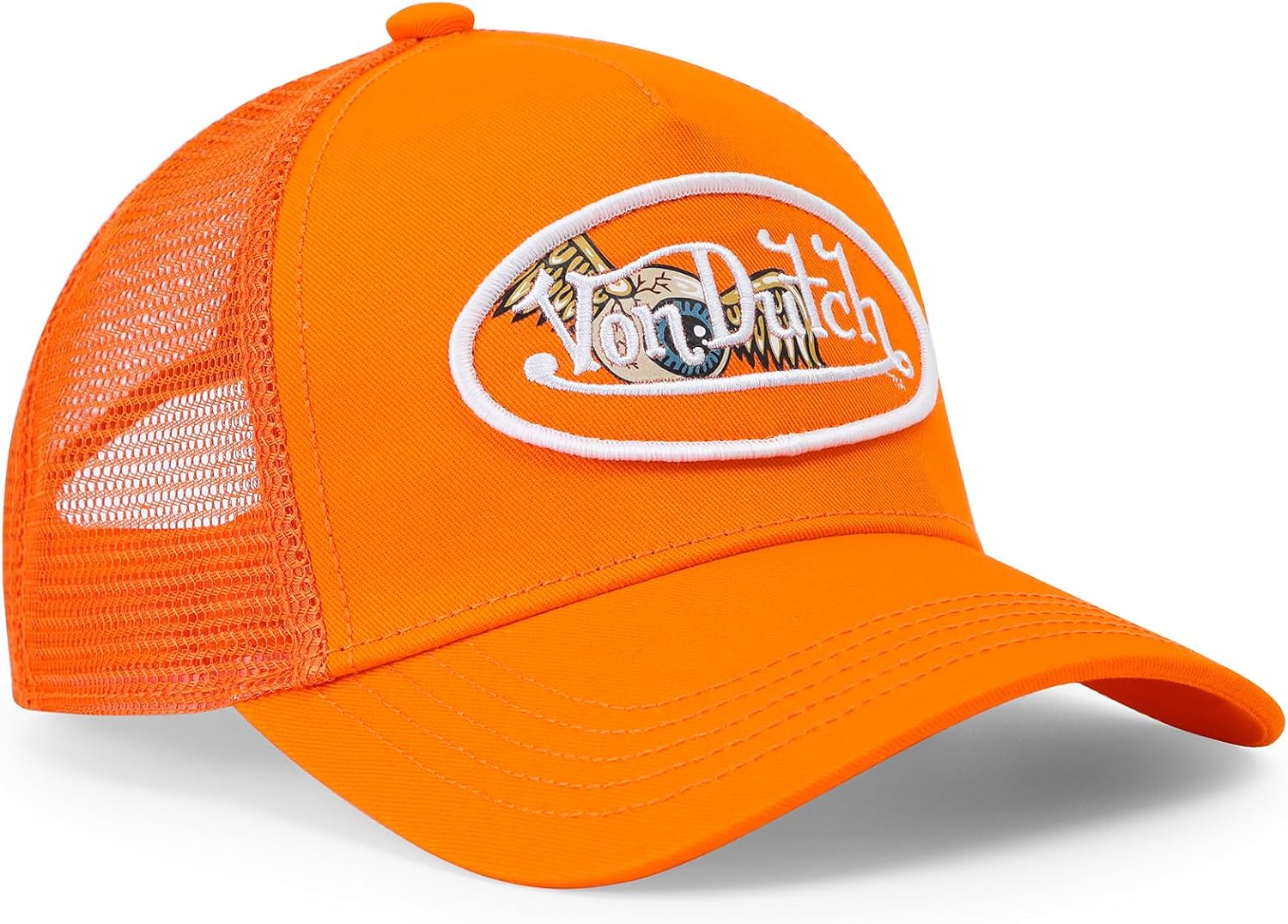 Von Dutch Kids Trucker Hat Jax Collection | Adjustable Mesh Snapback with Logo & Printed Front Designs