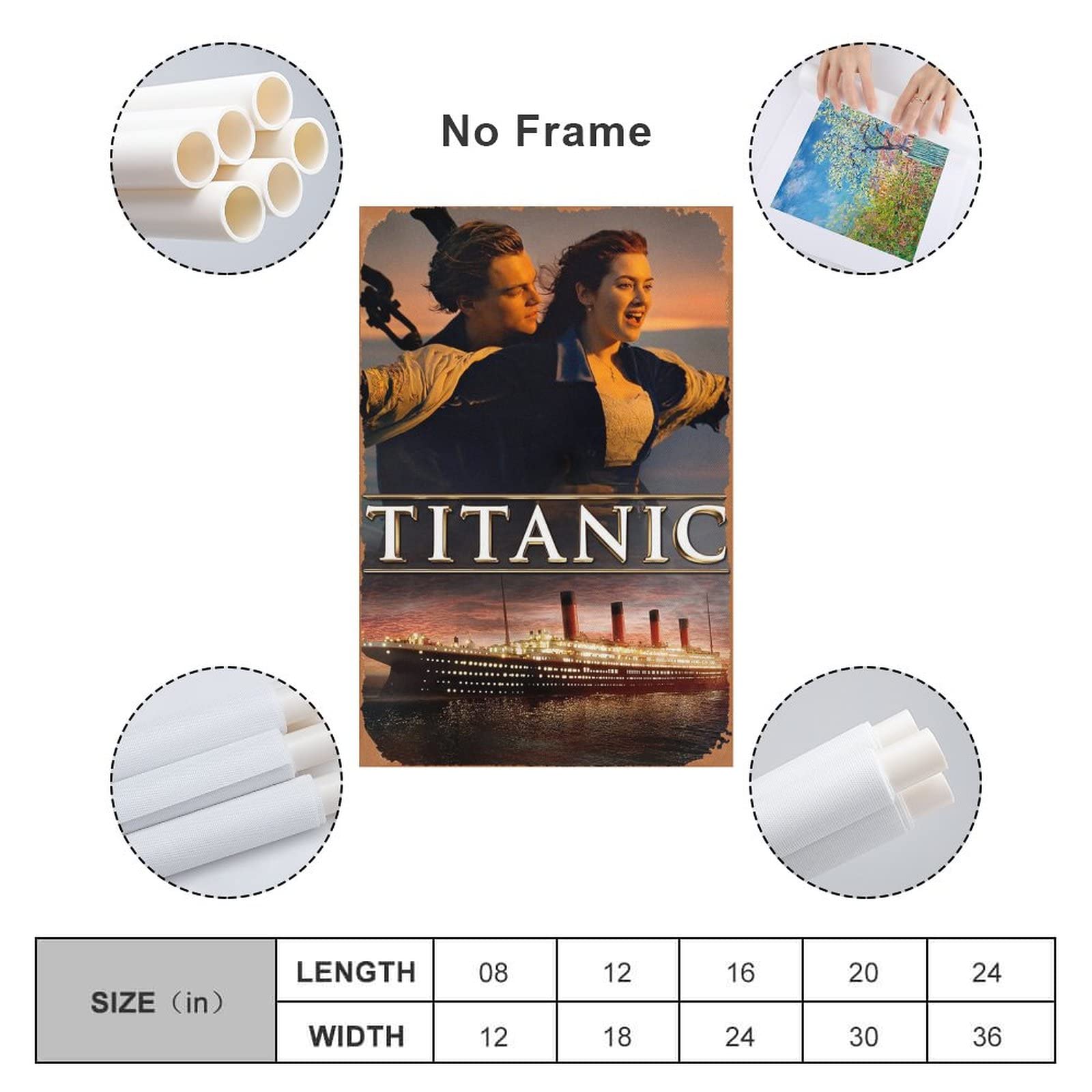 タイタニック　パネル　ポスター Amazon.co.jp: Titanic Classics Movie Poster タイタニック号