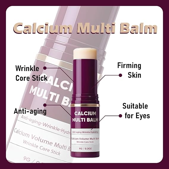2025 Cemenrete Calcium Multi Balm, Calcium Volume Multi Balm, Collagen, Korean Collagen Moisturing Stick, Suitable for Eyes, Neck, Face (2)