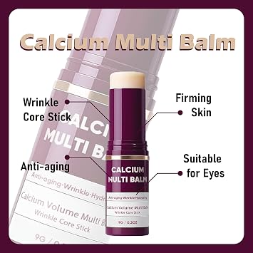 2025 Cemenrete Calcium Multi Balm, Calcium Volume Multi Balm, Collagen, Korean Collagen Moisturing Stick, Suitable for Eyes, Neck, Face (2)