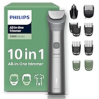 Philips Rifinitore All-in-one Multigroom Serie 5000 10 in 1 - Rifinitore per barba