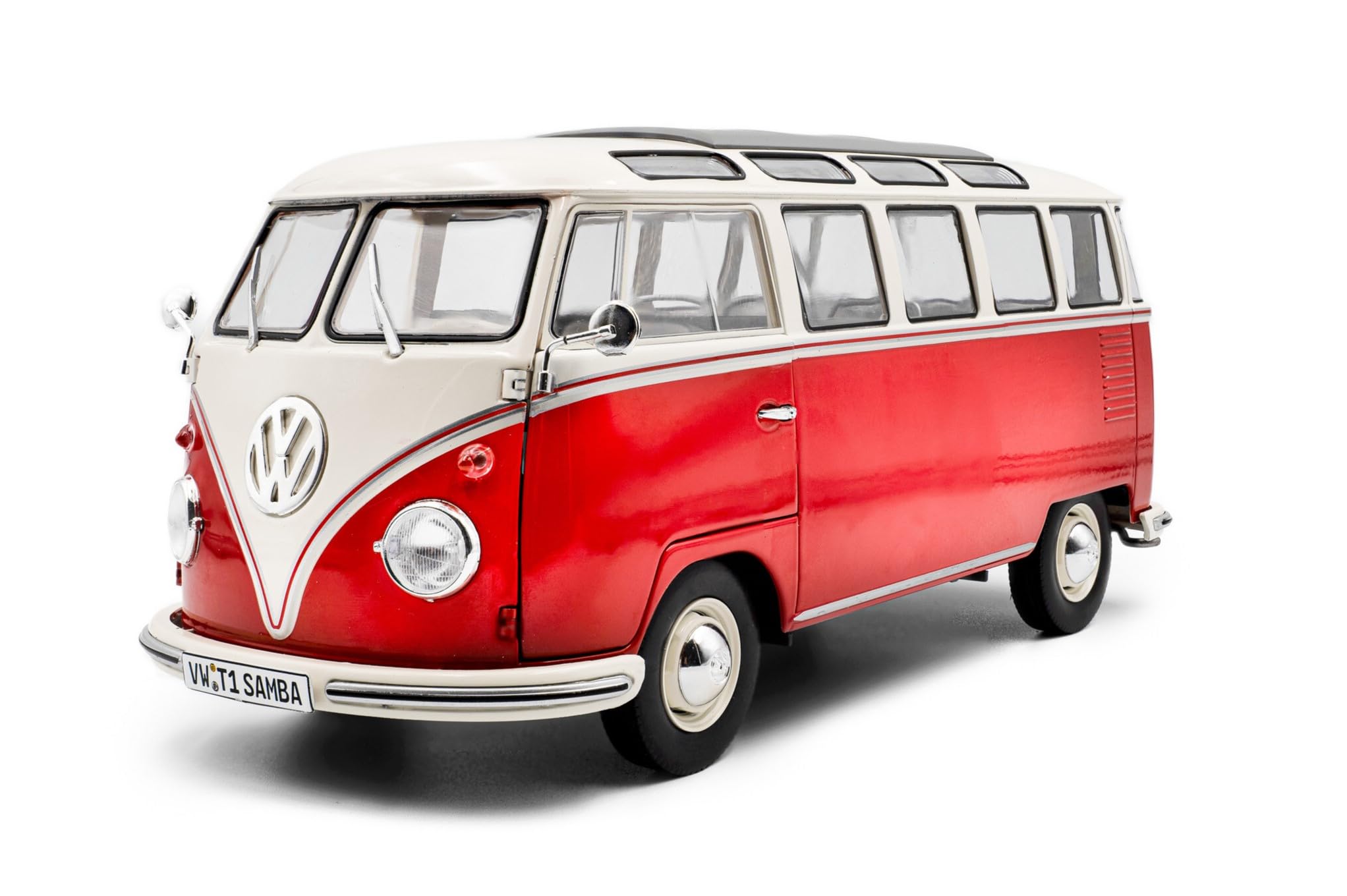 Amazon | ソリド 1/18 フォルクスワーゲン T1 サンバ 1962 レッド