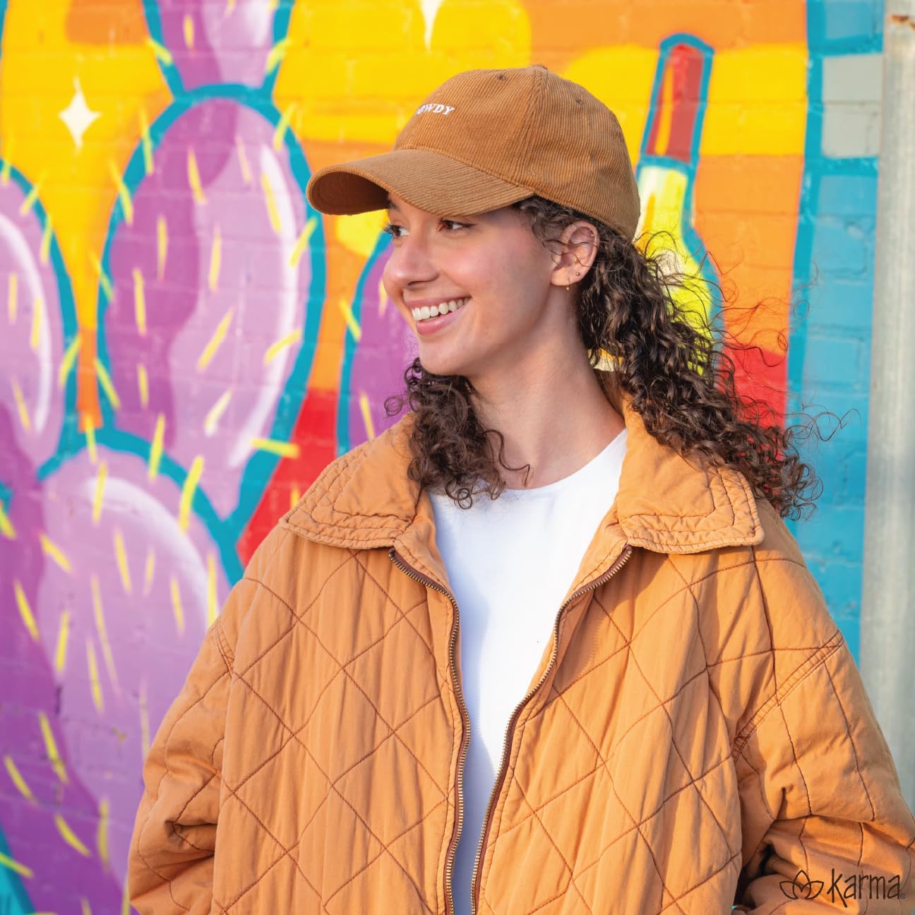 Karma Unisex-Adult Corduroy Hat - Image 3