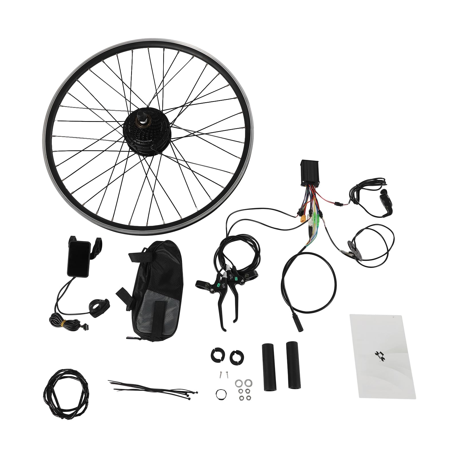 kit di conversione per bici elettrica da 28"/29"/700C, kit di conversione per bicicletta elettrica posteriore 36V 250W, kit di conversione per bicicletta elettrica posteriore con funzione