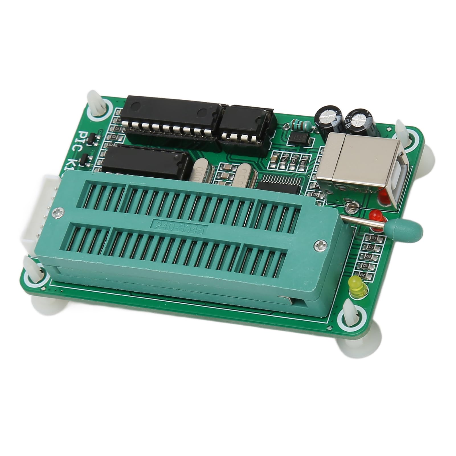 Programmatore per Microcontroller PIC K150 Ad Alta velocità, Presa di Programmazione DIP a 40 Pin, Design Compatto, per Masterizzazione di Chip PIC, modalità di Comunicazione USB