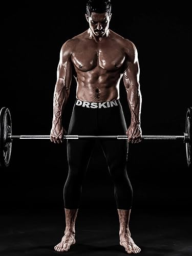 Miniatura 4 de DRSKIN Pantalones cortos de compresión para hombre, paquete de 3, 2 o 1, mallas de capa base para deportes, correr, atletismo, ropa interior activa,