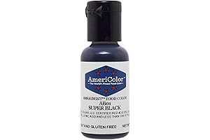 Americolor Airbrush Colors AmeriMist Super Black Airbrush Food Color, .65 Ounce