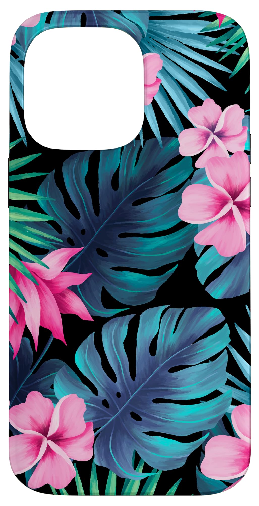 Exotic Summer Vacation Hawaii Plant Flower Hibiscus Tropical Case for iPhone 14 Pro Max