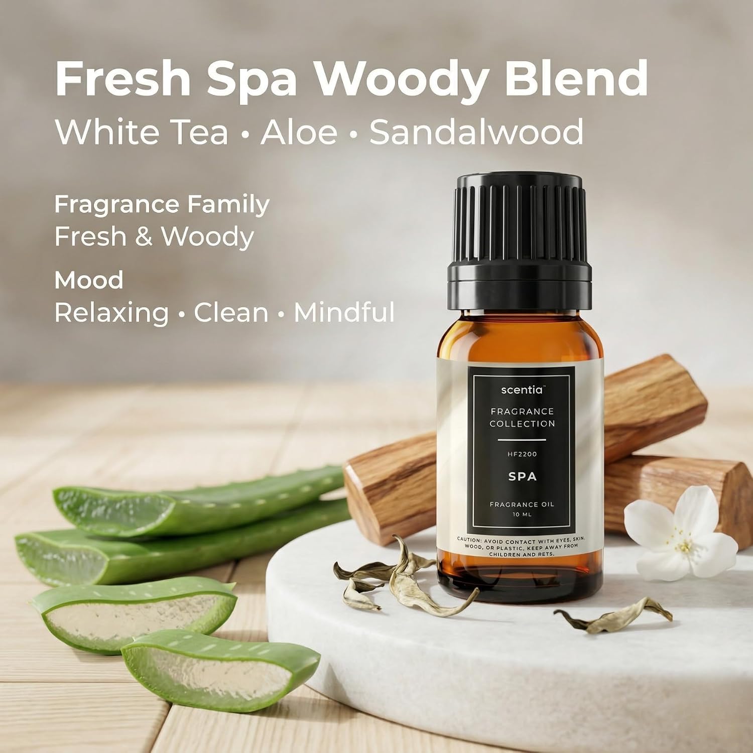 Clean Spa Diffuser Oil for Aromatherapy, Candle Making & DIY, 10 mL