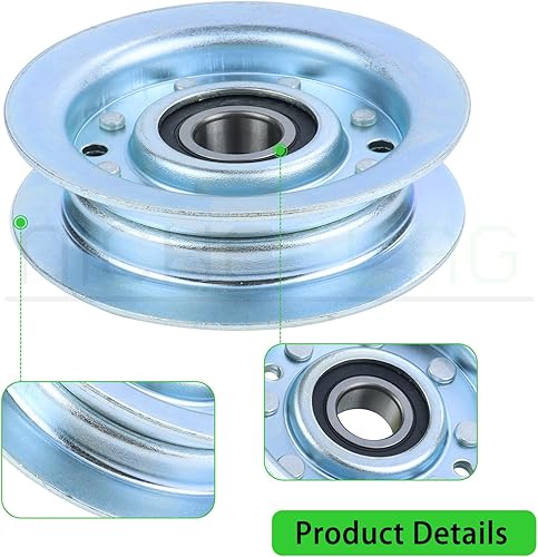 Miniatura 8 de Paquete de 2 poleas tensoras GY22172 que reemplazan a la polea tensora GY22172 John Deere, GY20067 polea tensora GY20067, GY 20067, GY 22172 para