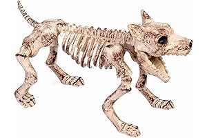 Forum Novelties Skeleton Dog Decoration, Small: Grim Little Canine