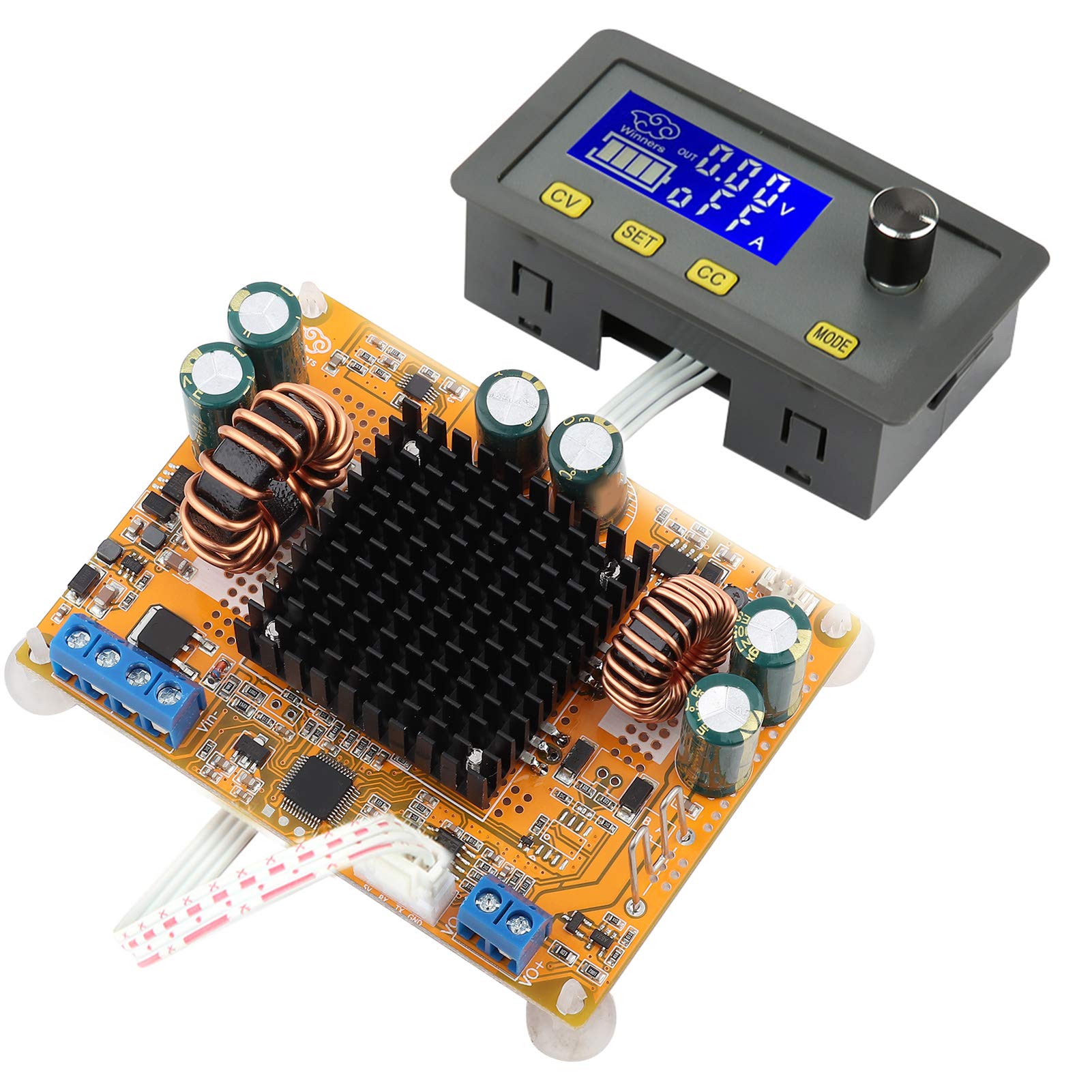 DCDC regulowany moduł zasilania 5A LCD cyfrowy automatyczny przetwornica napięcia obniżającego napięcie regulator doładowania dla projektów elektroniki DIY 144g