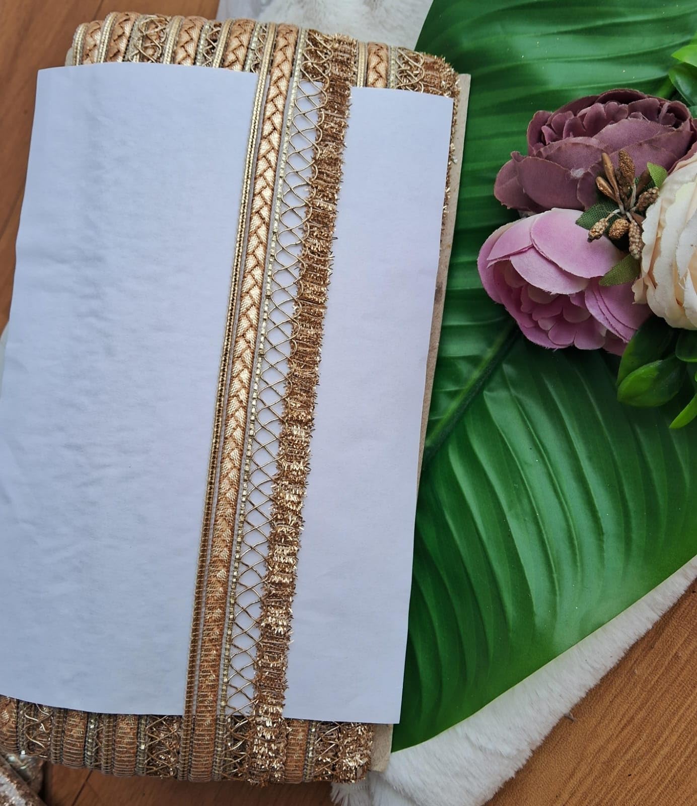 Aerene Lace (Palmat) Tassel Fringe Lace (8.5 Mtrs.) Trims Used for Suits, Dresses, Embroidery, Crafts, Curtains, Home Decor, Sewing