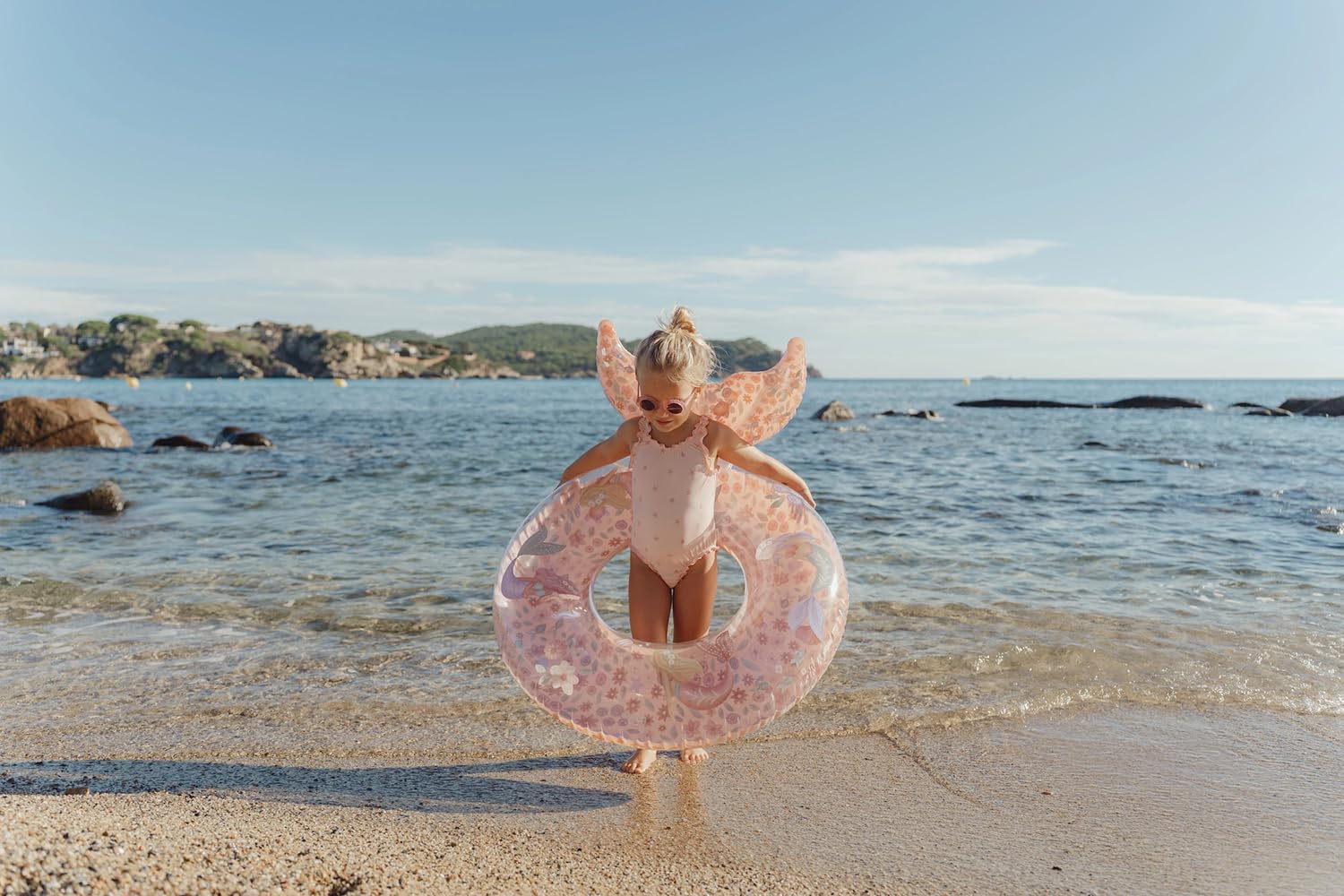 Little Dutch Dreamy Mermaid - Galleggiante gonfiabile per bambine dai 3 anni in su, colore: Rosa