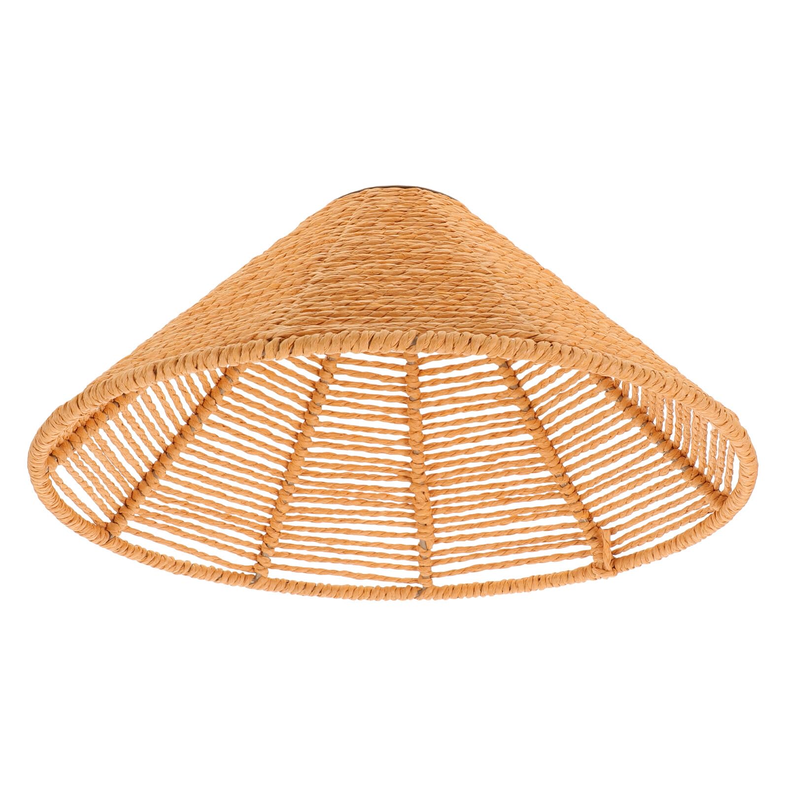 VICASKY Lampada in Corda di Carta Intrecciata Mano Paralume Decorativo per Lampadario Paralume Moderno Boho per Lampade da Tavolo Pavimento o Soffitto
