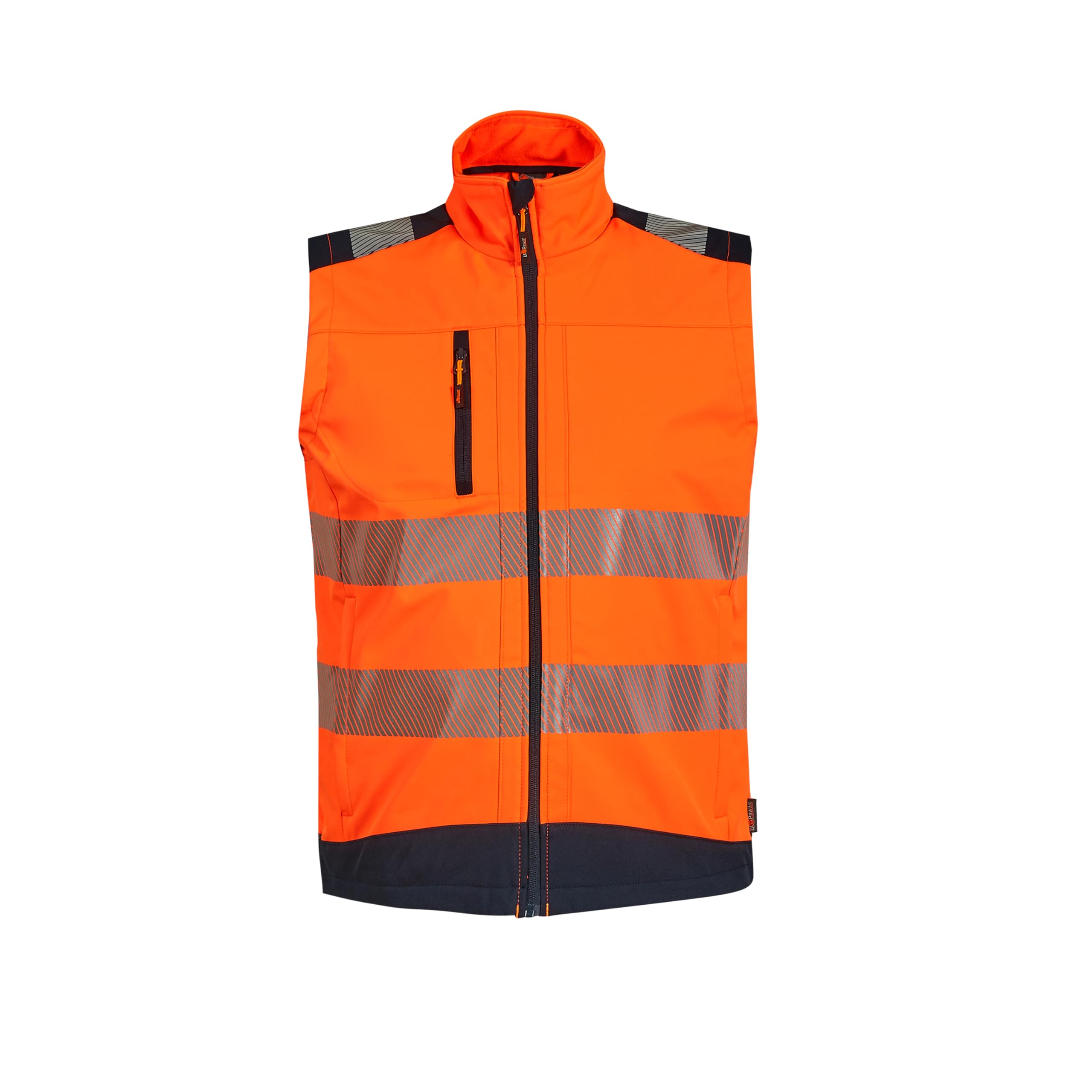 U-POWER DON'T WORRY... BE HAPPY! Dany Pantalon en tissu imperméable et respirant Orange fluo Pantalon décontracté de travail pour homme (lot de 1)