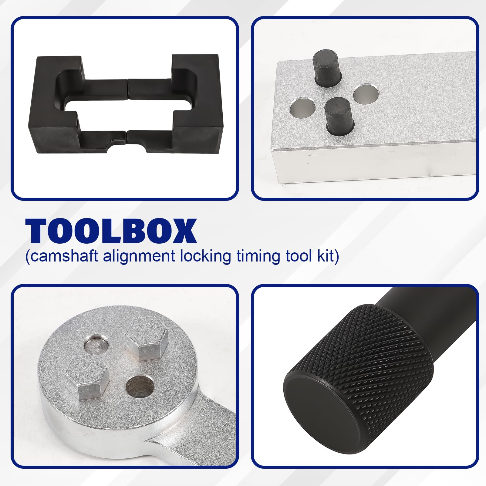 Kit Strumenti Sincronizzazione e Blocco di Allineamento Albero a Camme del Motore Compatibile con Mercedes OM654 M654 M656, W213 da 1.6L 2.0L 654 589 00 21 00 Kit Strumenti fasatura Motore