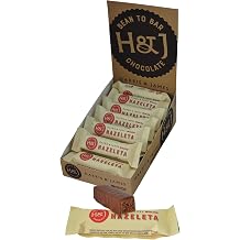 Harris & James Hazeleta Chocolate Bars 60g Pack of 18 Smooth Hazelnut Praline With Crisp Wafer Pieces & Roasted Hazelnut Nibs Enrobed With Smooth Milk Chocolate | Hand Made in Small Batches.