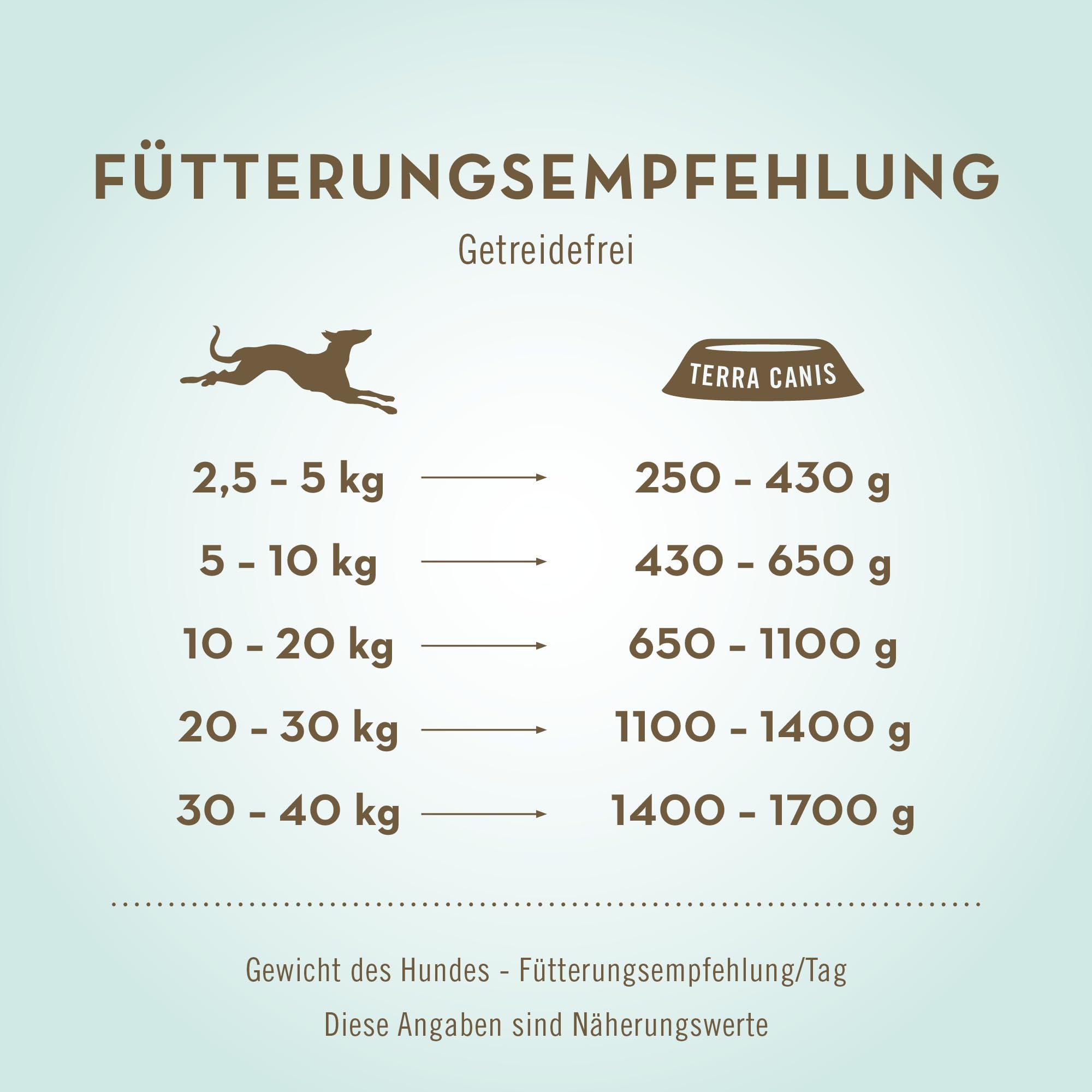 Terra Canis Kennenlernpaket L, Getreidefrei Hundefutter nass 9 x 400 g – Premium-Nassfutter für ausgewachsene Hunde Aller Rassen, mit Rohstoffen 100% Lebensmittelqualität