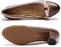 Vista 4 de Mona flying Zapatos de trabajo hechos a mano elegantes de cuero para mujer, zapatos de trabajo hechos a mano