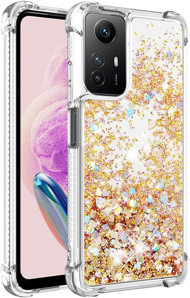 QIVSTAR Crystal Case for Redmi Note 12S 4G, Case for Redmi Note 12S 4G Glitter Bling