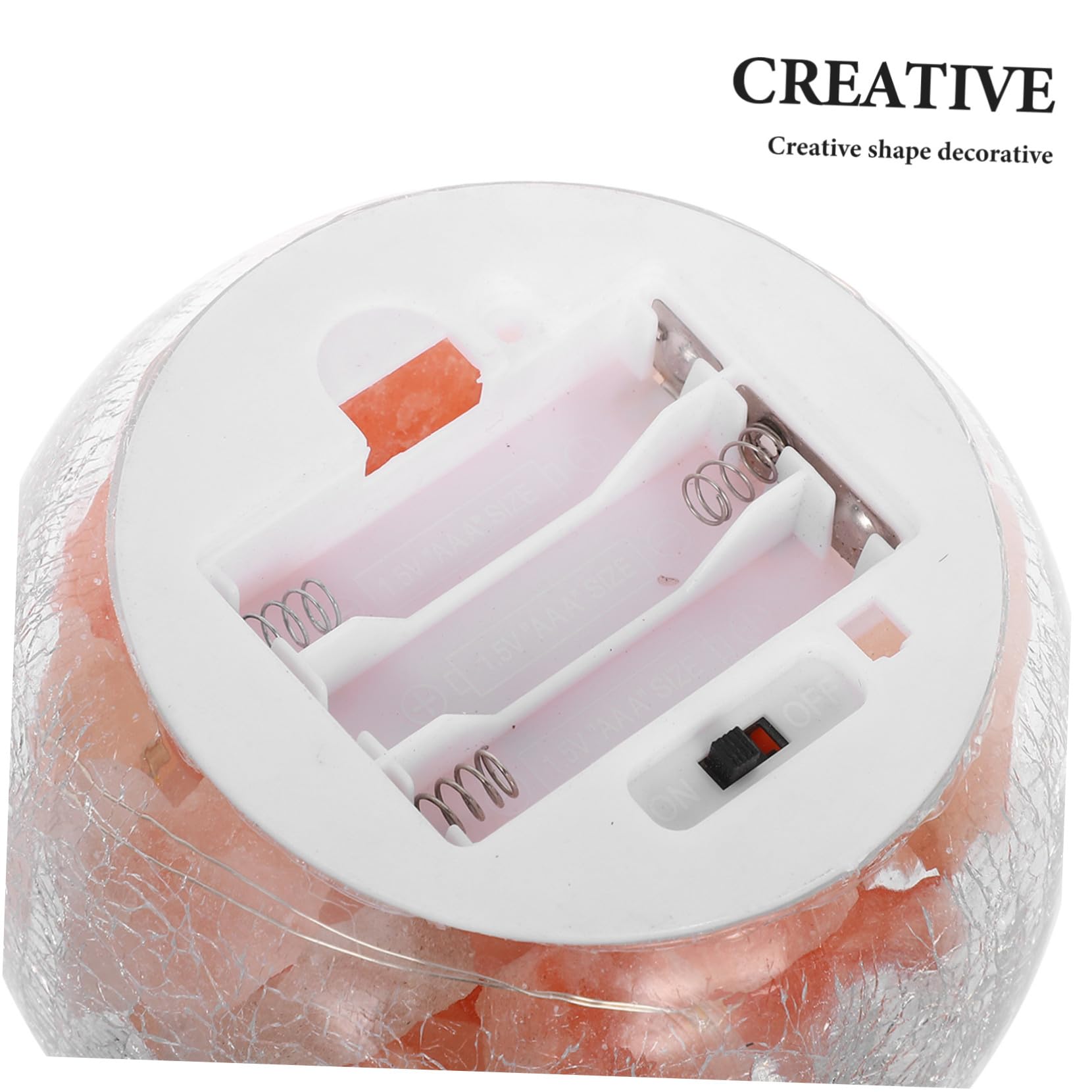 Lampe à Sel Cristallin de L’himalaya Décorative, Créative pour Intérieur