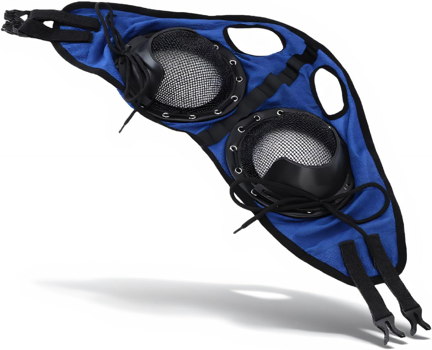 FOSA Horse Eye Protection Hood, Horse Racing Goggles, Horse Fly Control Masks, Protective Net Horse Eye Cover for Harness Supplies