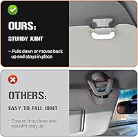 Vista 4 de Visera solar para Mazda 3 2010-2013, lado izquierdo del conductor, repuesto de visera solar gris BBM2-69-320C-75