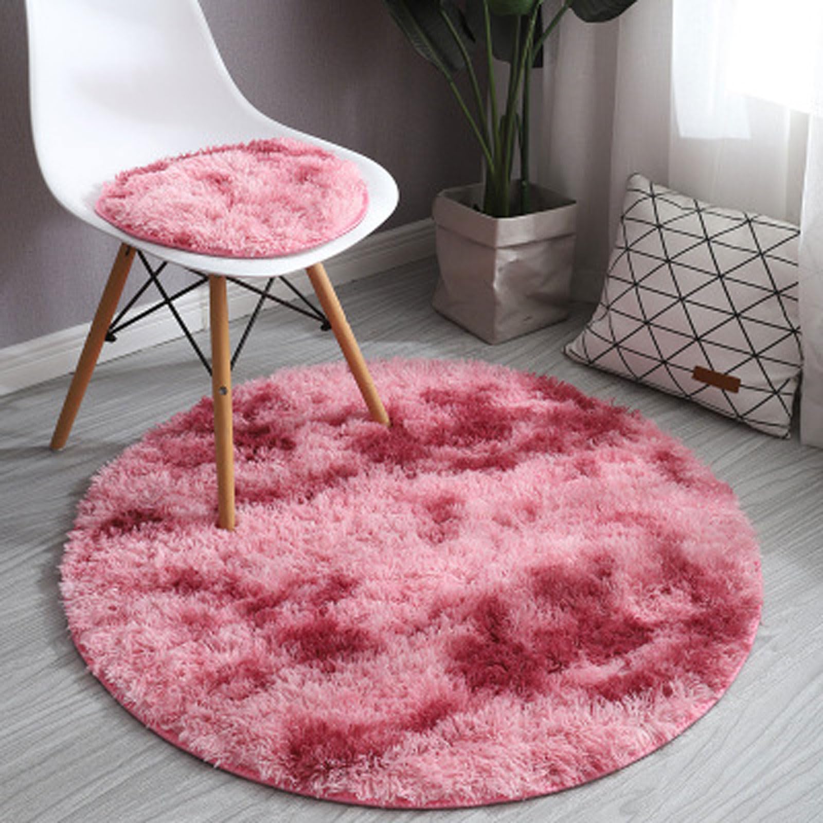 OPFdfhDFH Carpets, Abstract Chic Carpet Fluffy Area Rug Bedroom Decor Non-Slip Soft Short Pile Rugs Non Shedding For Living Room Home(Dark Red,200 * 200)