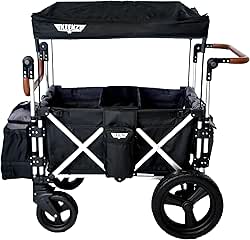 Keenz 7S+ Ultimate 4-Passenger Baby Toddler Wheeled Stroller Wagon w/Foldable