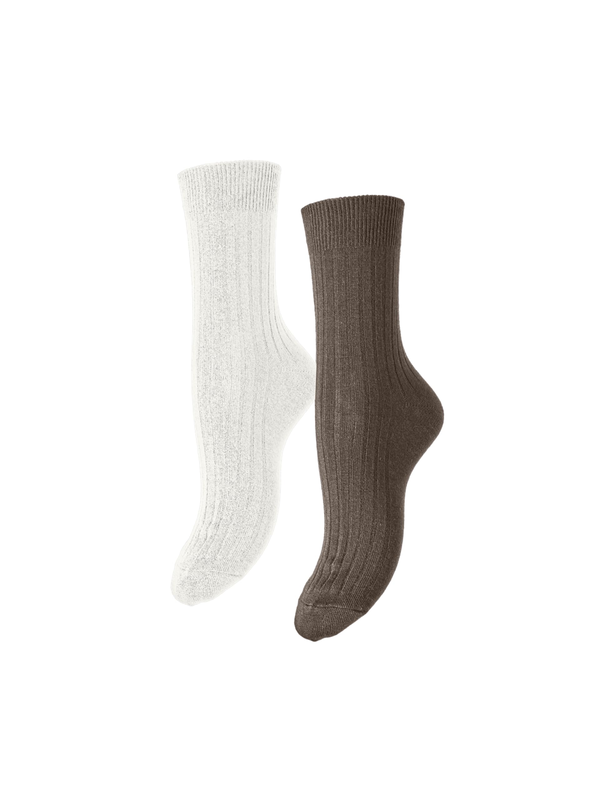 PIECES Pcrally Socks Pack of 2 Fp, Cloud dancer, One Size
