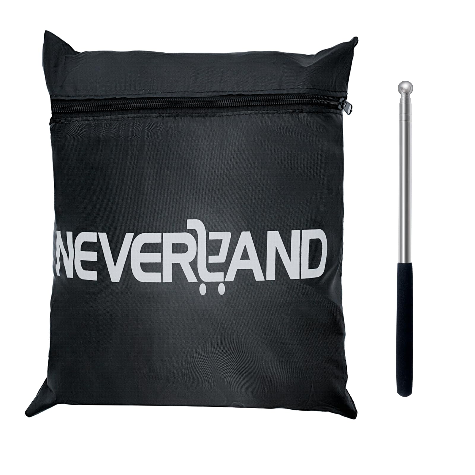 NEVERLAND Hängesessel Abdeckung, 420D Oxford-Gewebe Schutzhülle für Hängesessel mit Wasserdichtem Reißverschluss und Zugband,Winddichte Abdeckung geeignet für Hängestühle und Schwebesessel 205 * 120cm