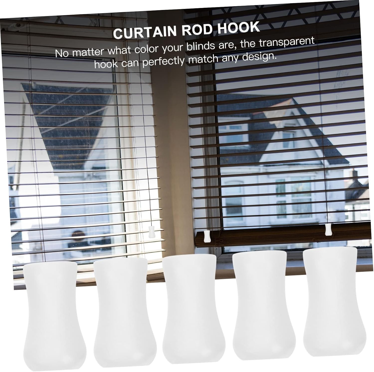 32pcs White Wooden Curtain Drop Pulls Lightweight Cord Knobs for Window Blinds Indoor Outdoor Use Easy to Install for Curtain Craft and Home Decor