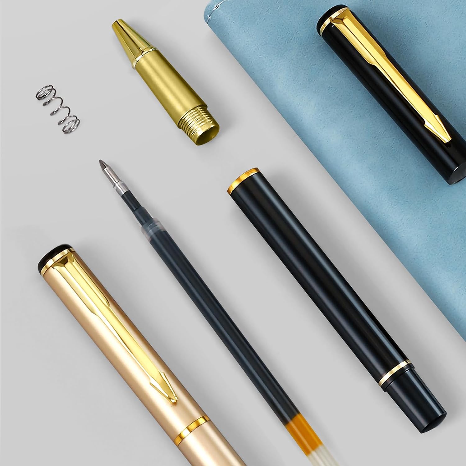 Custom Pens - Personalized Bulk Pack Business Ballpoint Pen, Customizable with Your Name, Text or Message, Perfect for Office/Students/Teachers/Lawyers, 20pcs Black