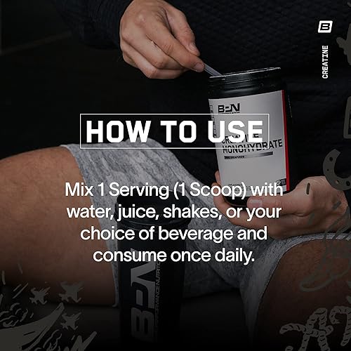 Miniatura 3 de BARE PERFORMANCE NUTRITION, BPN - Monohidrato de creatina pura de Creapure, seguro y eficaz, sin sabor, 30 porciones (30 porciones)