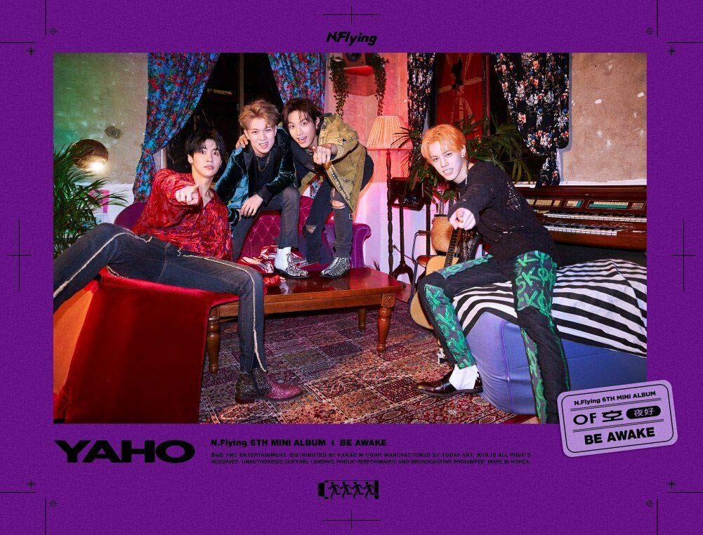 Amazon.com: N.Flying Yaho/夜好 6th Mini Album Be Awake/Purple Ver