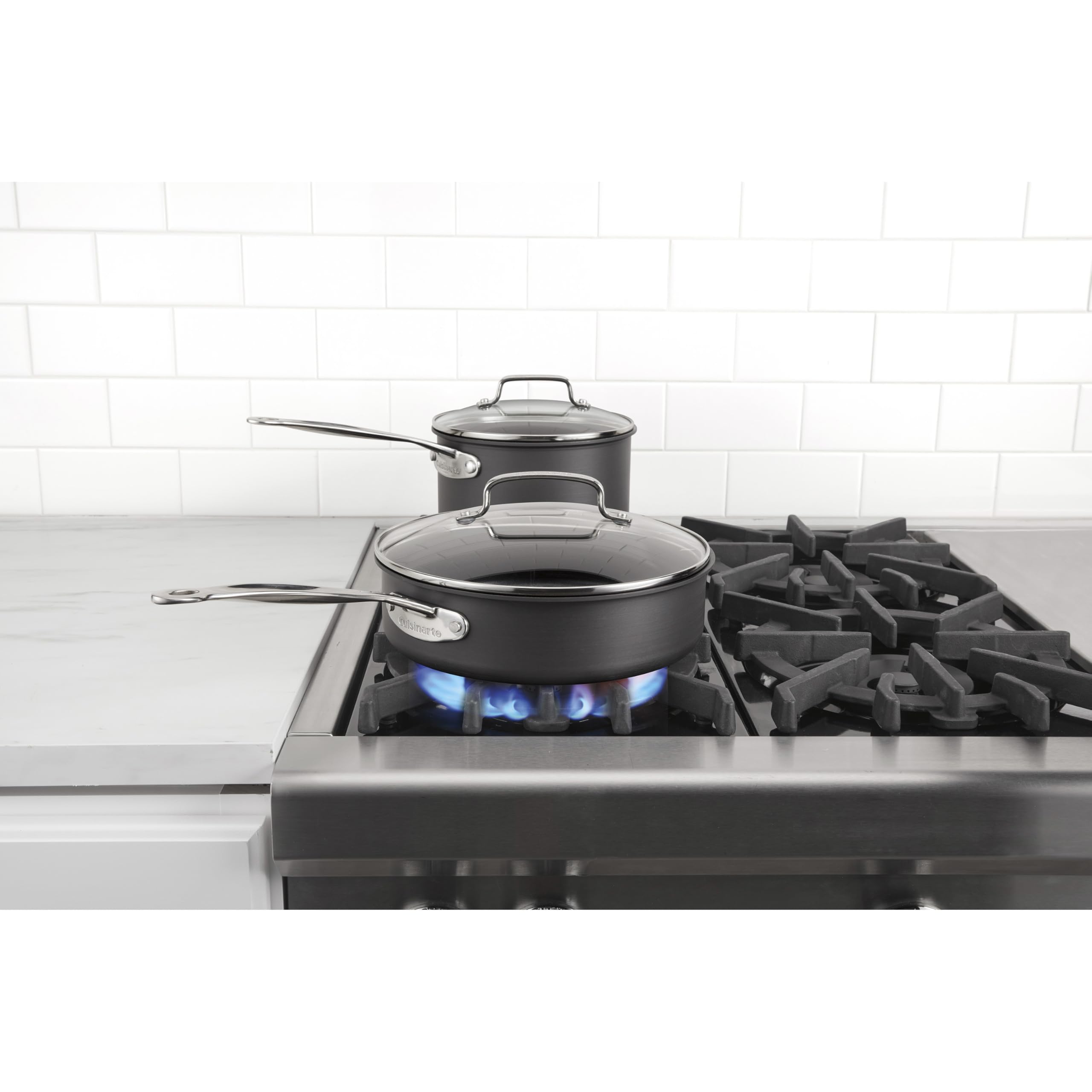 Snapklik.com : Chefs Classic Nonstick Hard Anodized Cookware 13 Piece Set