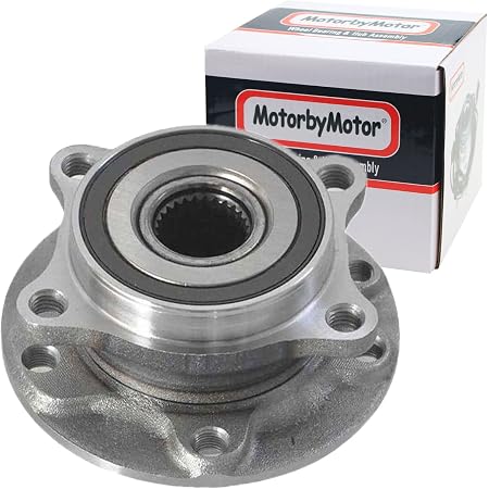 KAX 513348 Front Wheel Bearing Hub Assembly Pair - Fits 2015-2017 Chrysler 200 & 2013-2016 Dodge Dart (5-Lug With ABS)