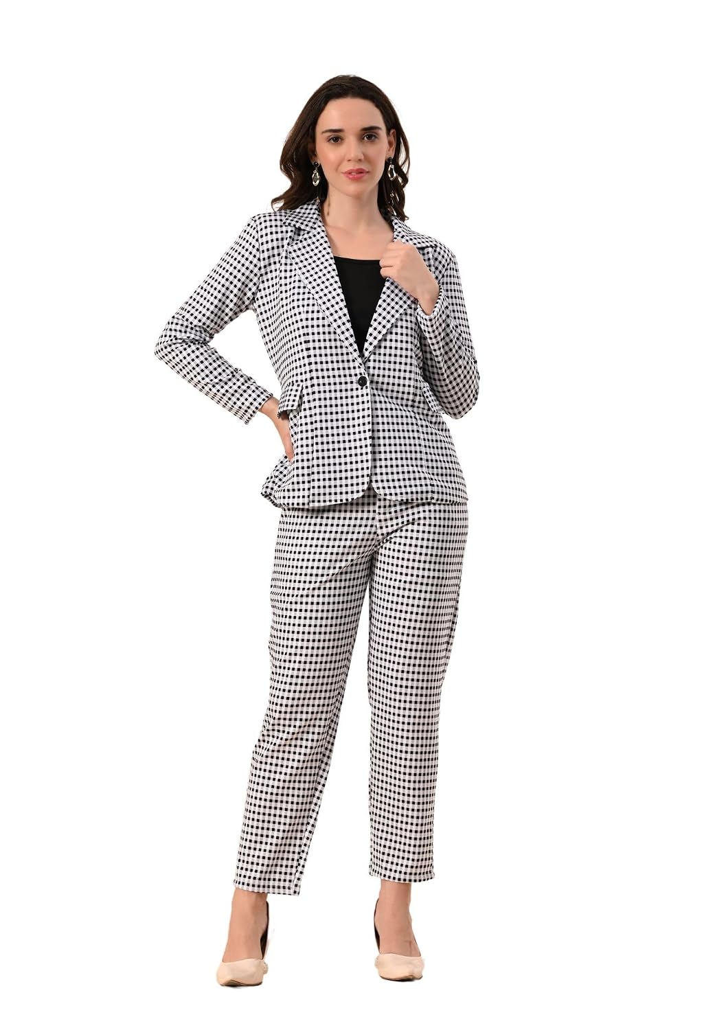 Jangid Fashion Women’s 3-Piece Cotton Blend Suit Set – Formal Blazer, High-Waist Pants & Camisole Top | Elegant Office Wea... - Review, Price and Buying Guide