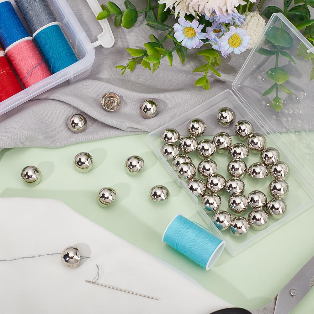 Uteruik 10 stks Ronde Knoppen Koe Bone Naaien Knoppen 4 Gaten Jas Gespen Sluiting Blazer Knoppen voor Jassen Jassen Vesten 15mm (#A
