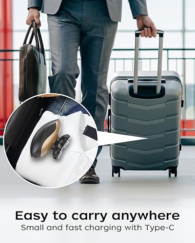 Miniatura 6 de Afeitadoras de cabeza para hombres calvos, maquinilla de afeitar eléctrica desmontable 5 en 1, IPX7, resistente al agua, en seco y húmedo, rotativas