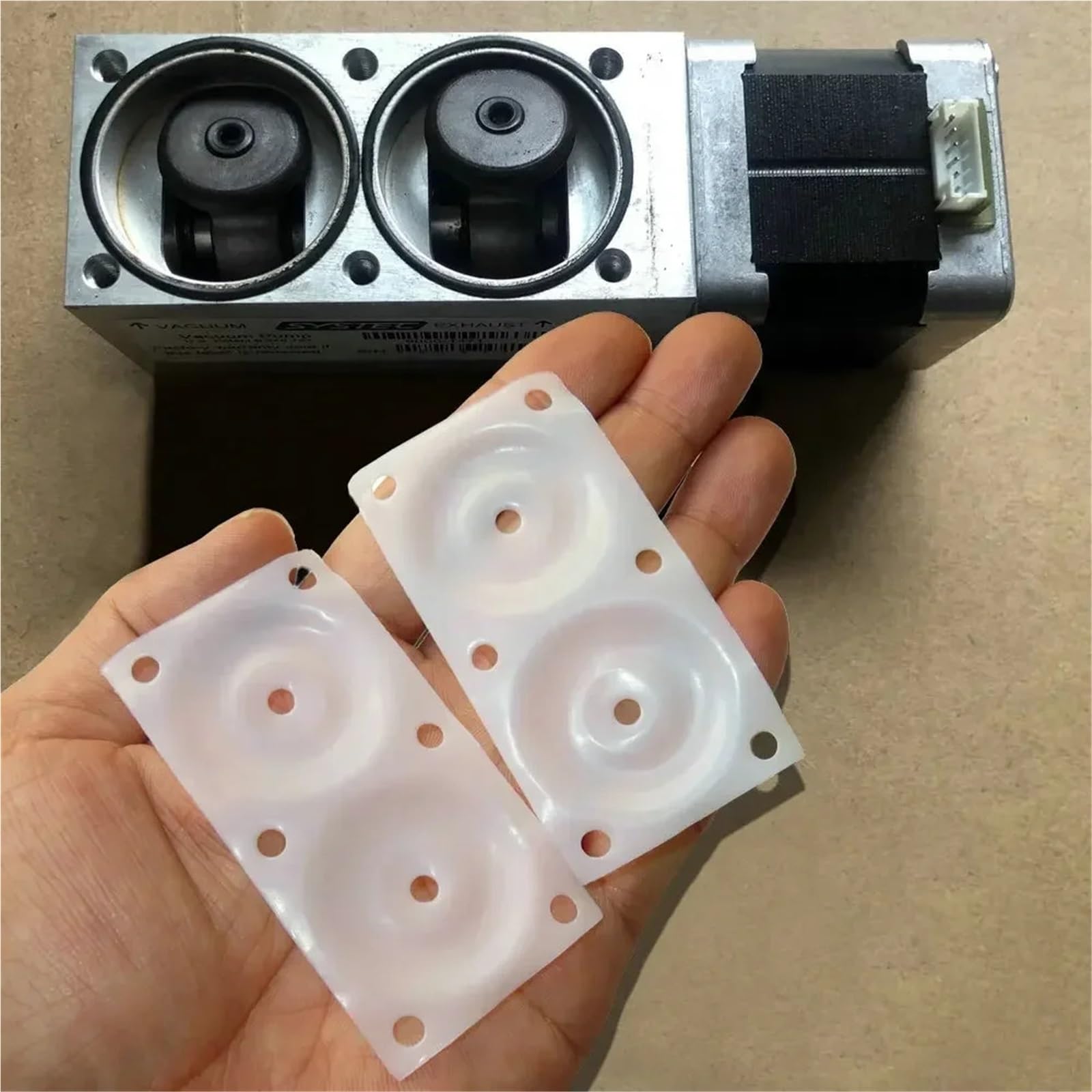 Membrana PTFE do pompy próżniowej SYSTEC - 1 zestaw (2 szt.) - 40 * 76 mm części zamienne