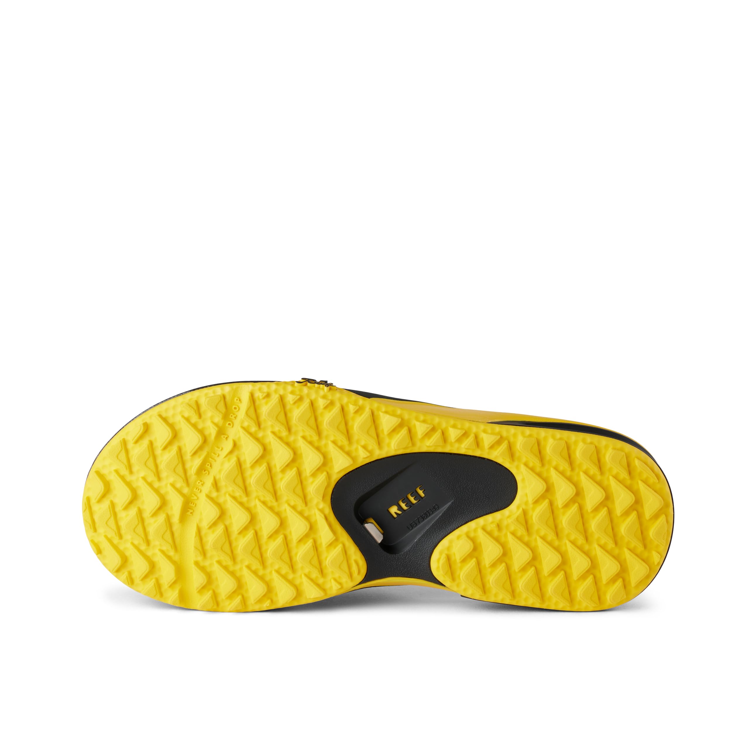 Reef Fanning Pregame Chanclas con abrebotellas para hombre, soporte en el arco, suela duradera, resistentes al agua, Carmesí/Blanco, 45 EU