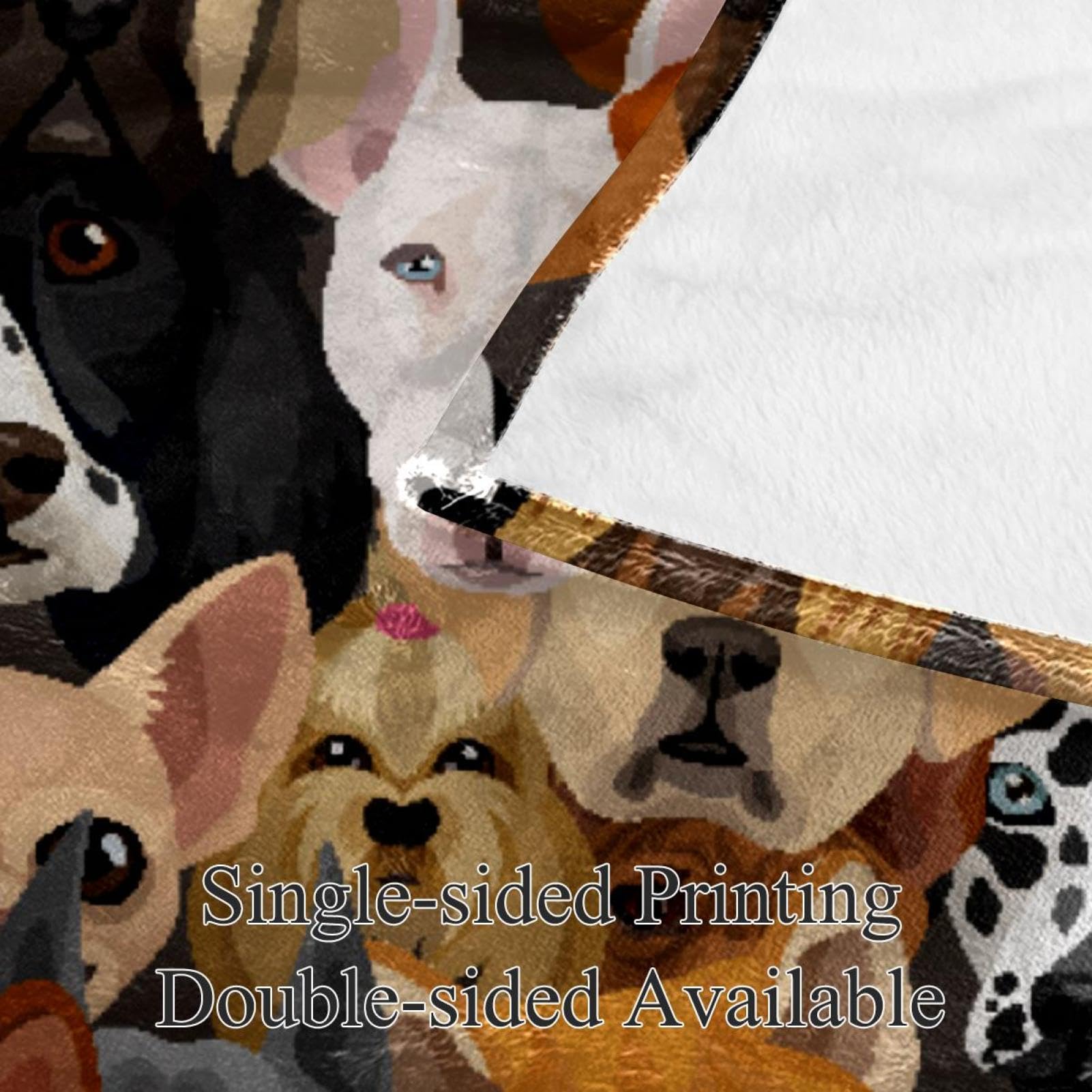 Couverture Polaire Chien Chiot Couverture Microfibre Chaude Et Douce Jeté De Canapé Couverture 150×200cm