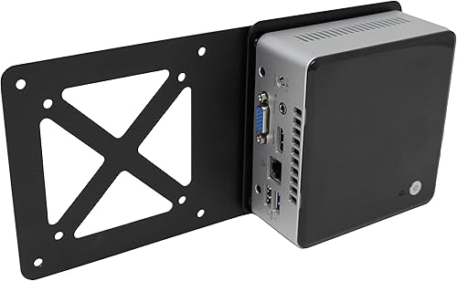 HumanCentric Soporte de montaje compatible con Intel NUC, placa de extensión de brazo de monitor VESA compatible con la computadora NUC Mini PC