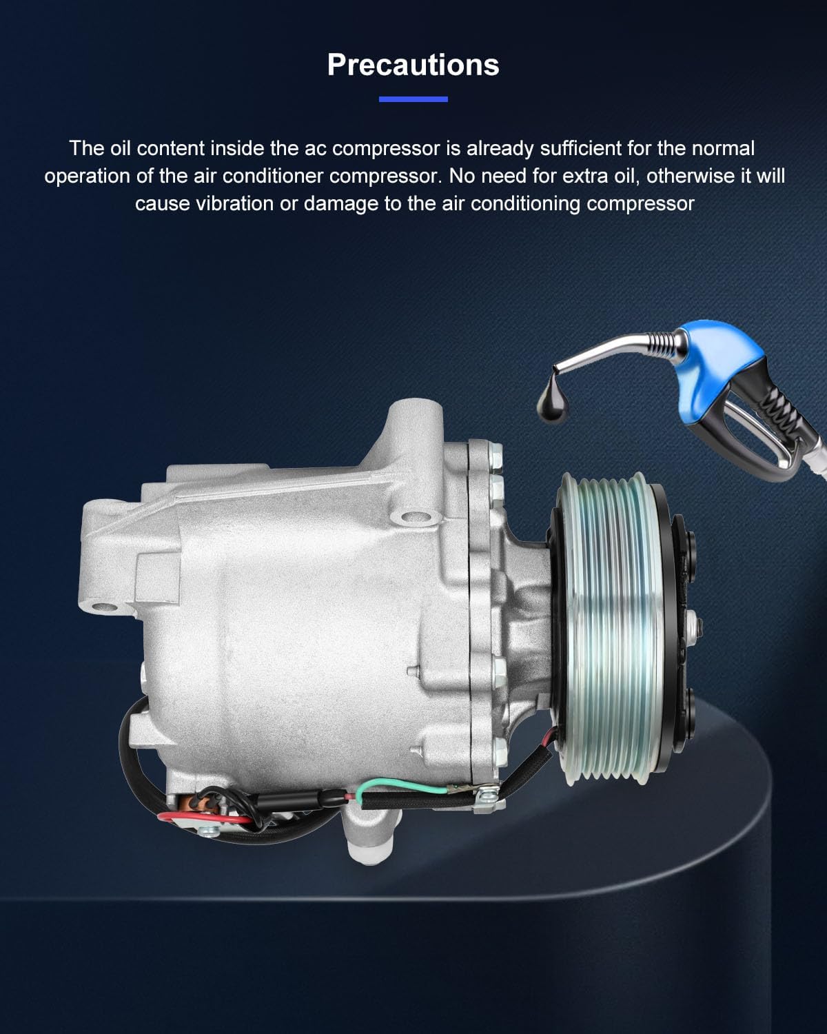 ECCPP A/C Compressor with Clutch 2013-2015 for Acura ILX 2.0L 2012-2015 for Honda Civic 1.8L AC Compressor