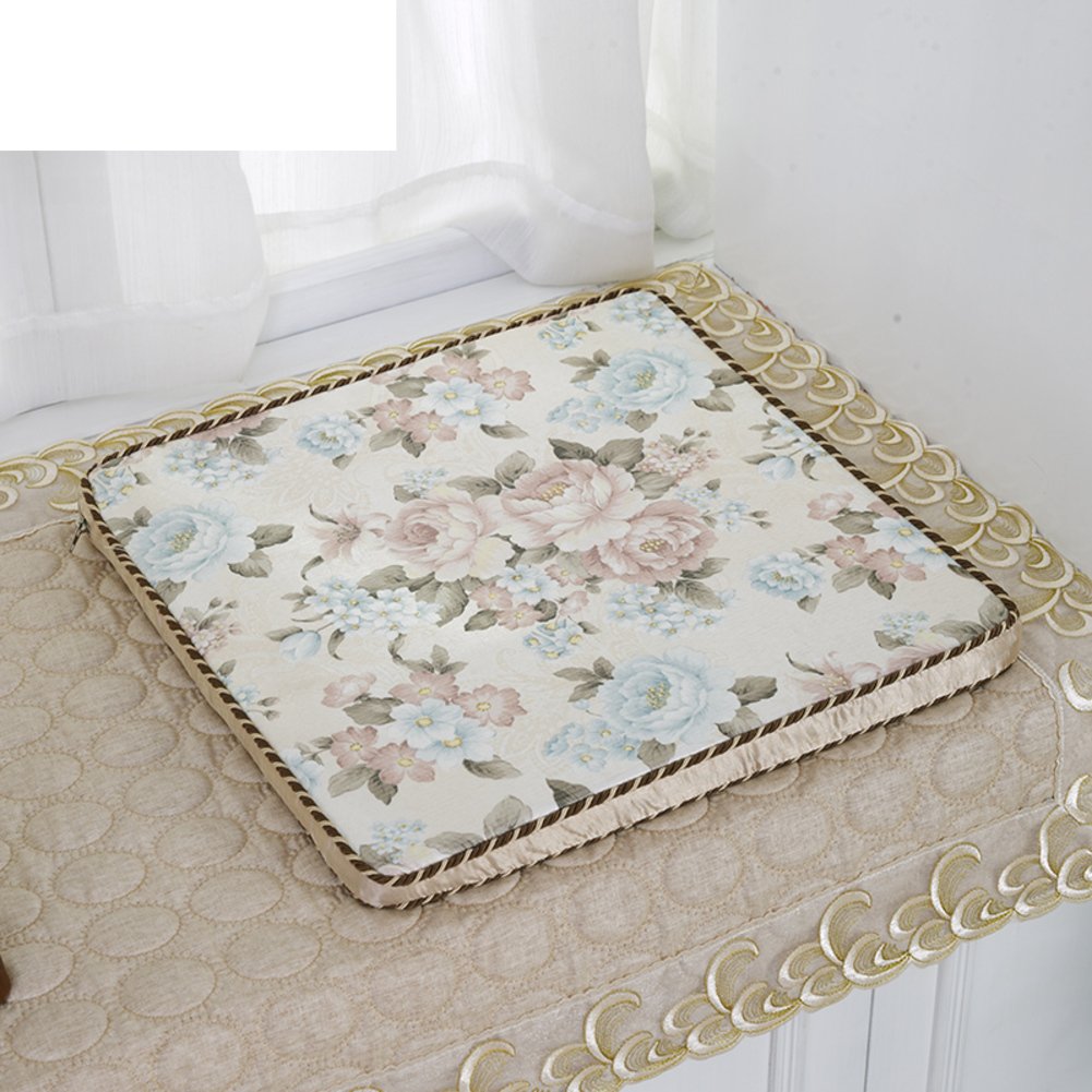 Tapis de coussin de soie de glace carré 50x50cm respirant quatre saisons